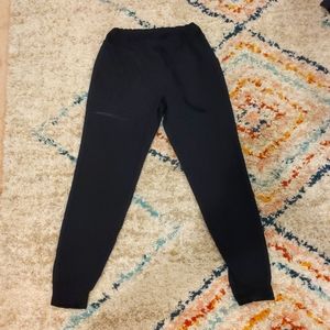 Black jogger scrub bottoms